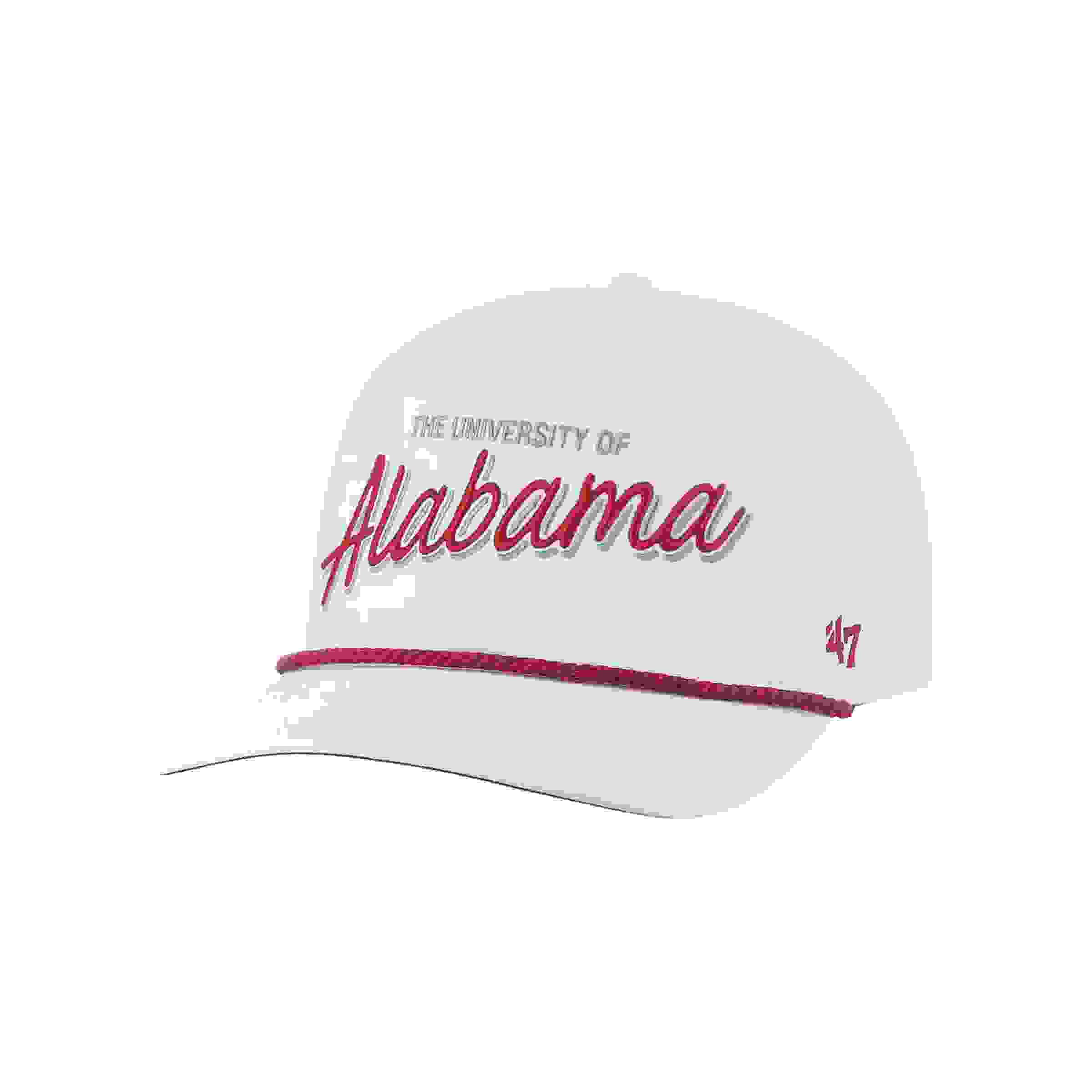47 Alabama Crimson Tide Fairway Hitch White Snapback Hat